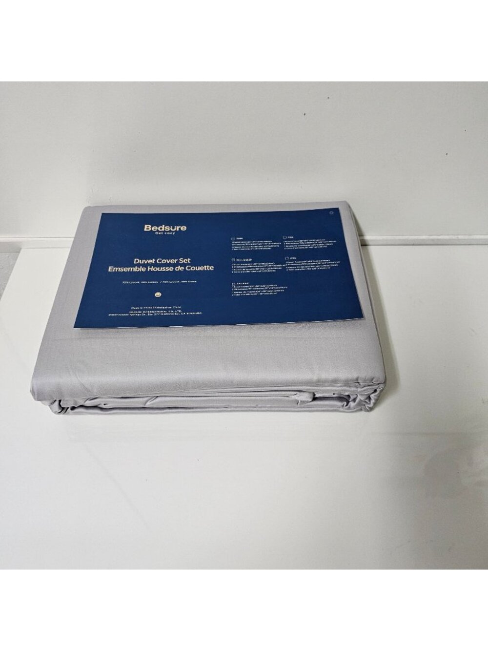 Bedsure Lyocell Cotton Hybrid Duvet Cover Set